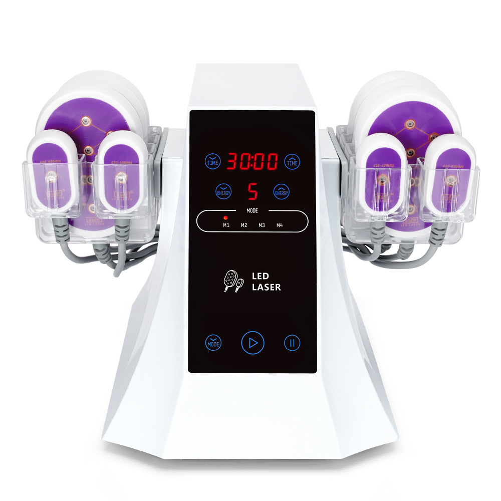 10 Pads 650NM Lipo Laser Body Slimming Machine