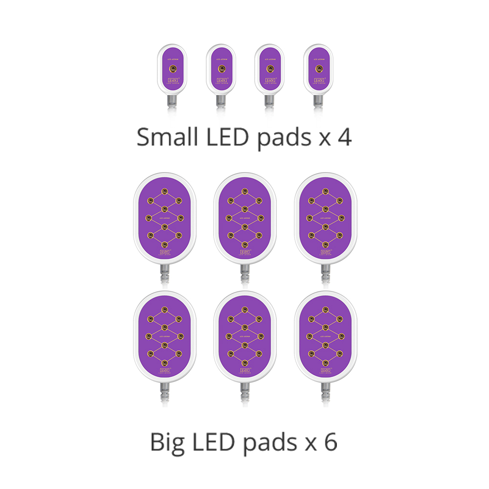 10 Pads 650NM Lipo Laser Body Slimming Machine