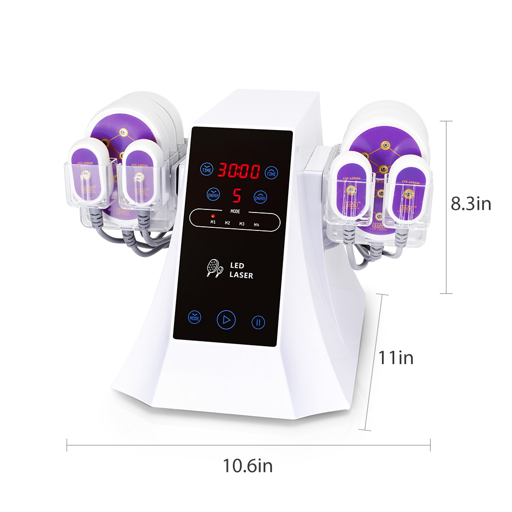 10 Pads 650NM Lipo Laser Body Slimming Machine