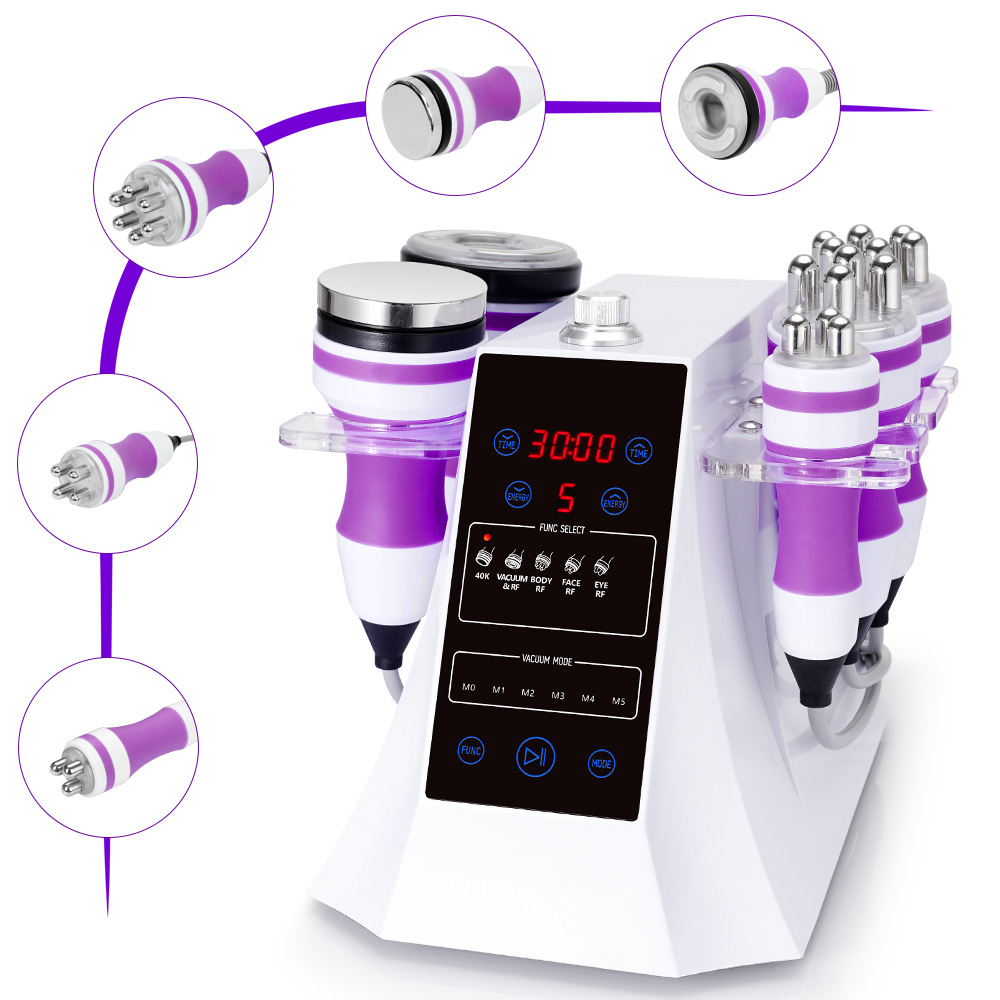 New 5IN1 Ultrasonic 40K Cavitation RF Machine