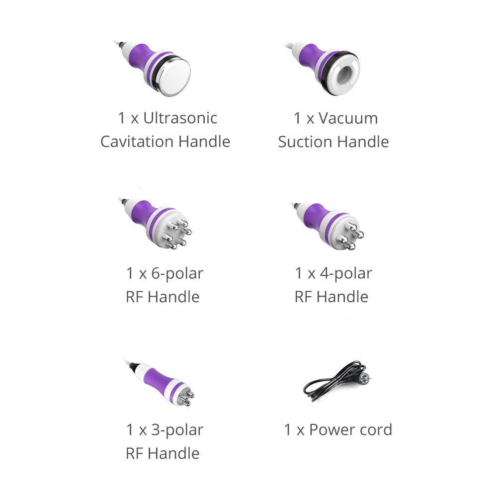 New 5IN1 Ultrasonic 40K Cavitation RF Machine
