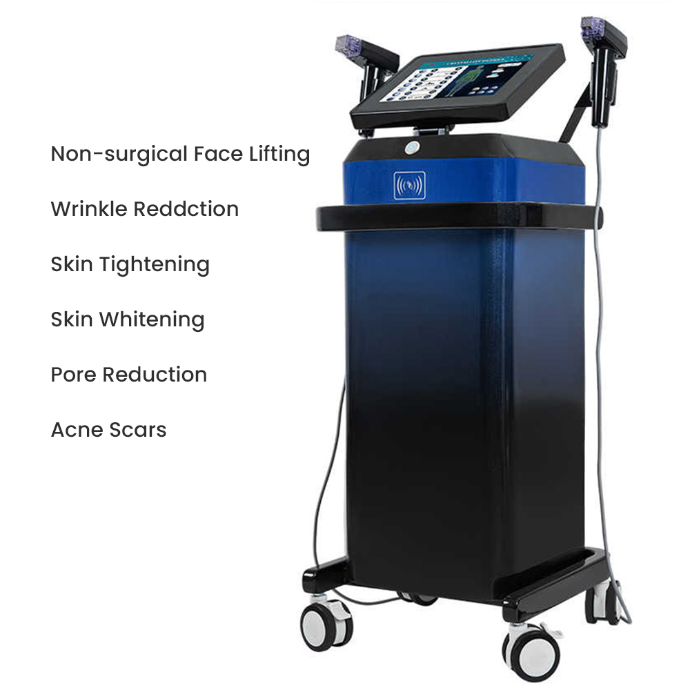 Gold RF Crystallite Depth 8 Micro-Needling Machine Anti-Aging Wrinkle Removal