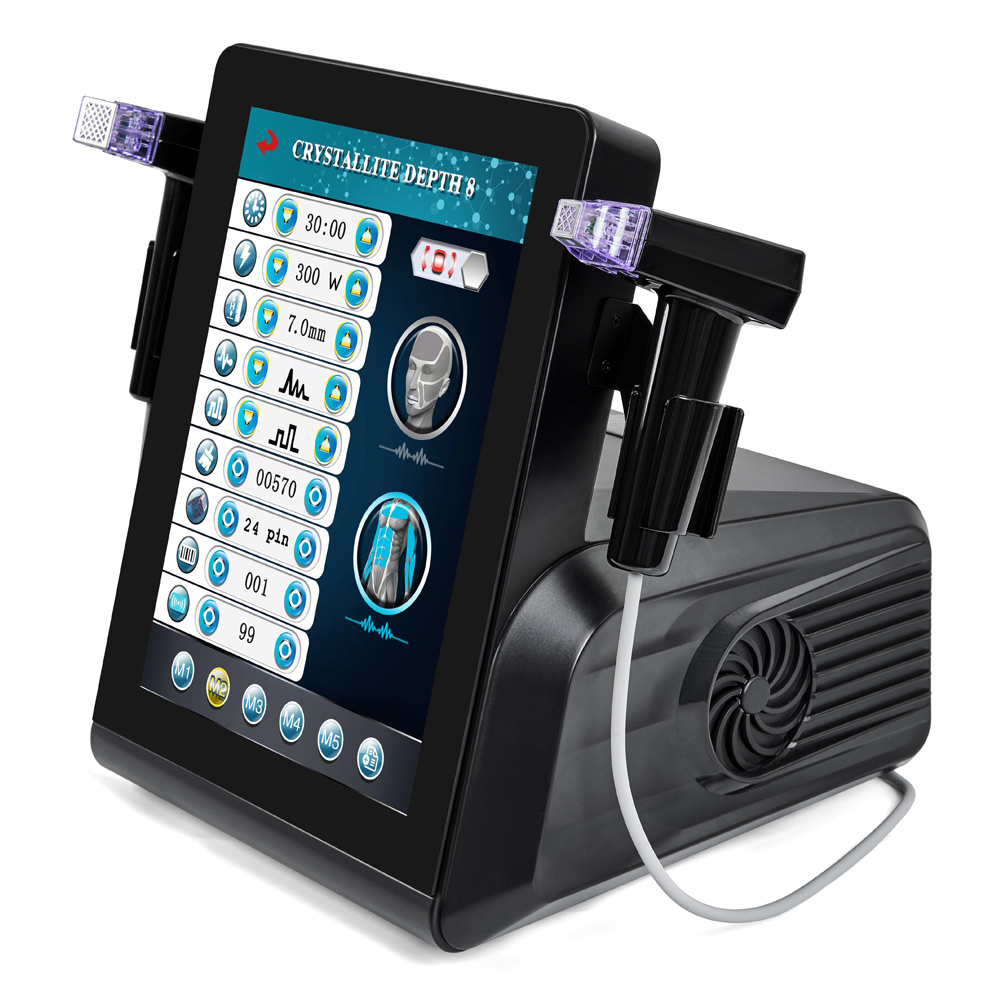 Gold Fractional RF Microcrystalline Microneedling Machine Anti-aging