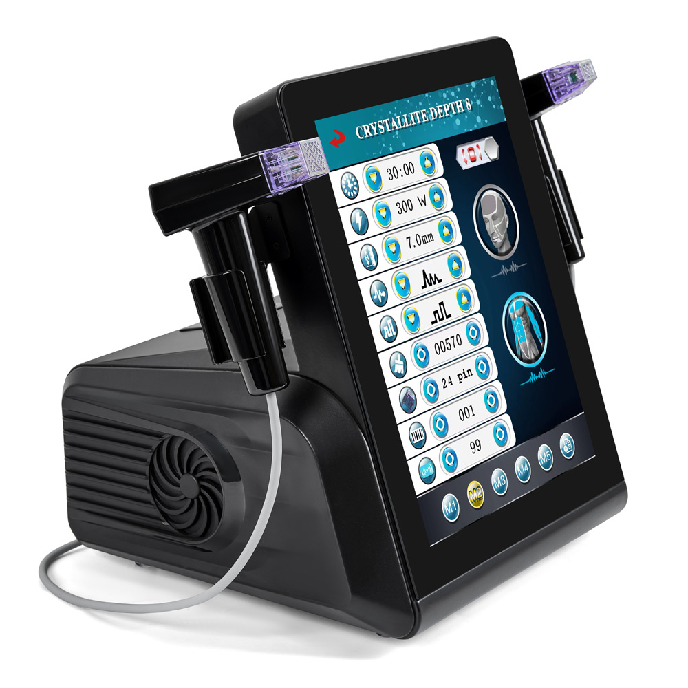 Gold Fractional RF Microcrystalline Microneedling Machine Anti-aging