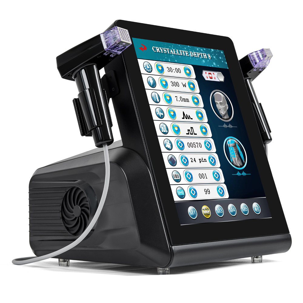 Gold Fractional RF Microcrystalline Microneedling Machine Anti-aging