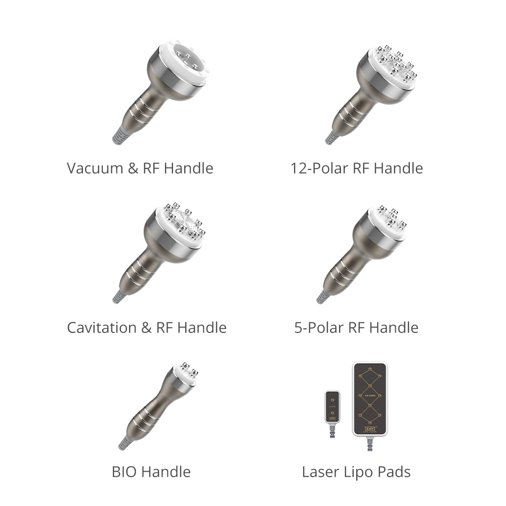 Stand 6in1 40kHz Cavitation RF Vacuum Machine