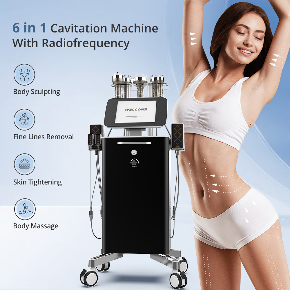 Stand 6in1 40kHz Cavitation RF Vacuum Machine
