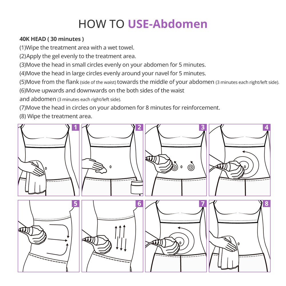 Mini 40k Home Use Ultrasonic Cavitation Machine