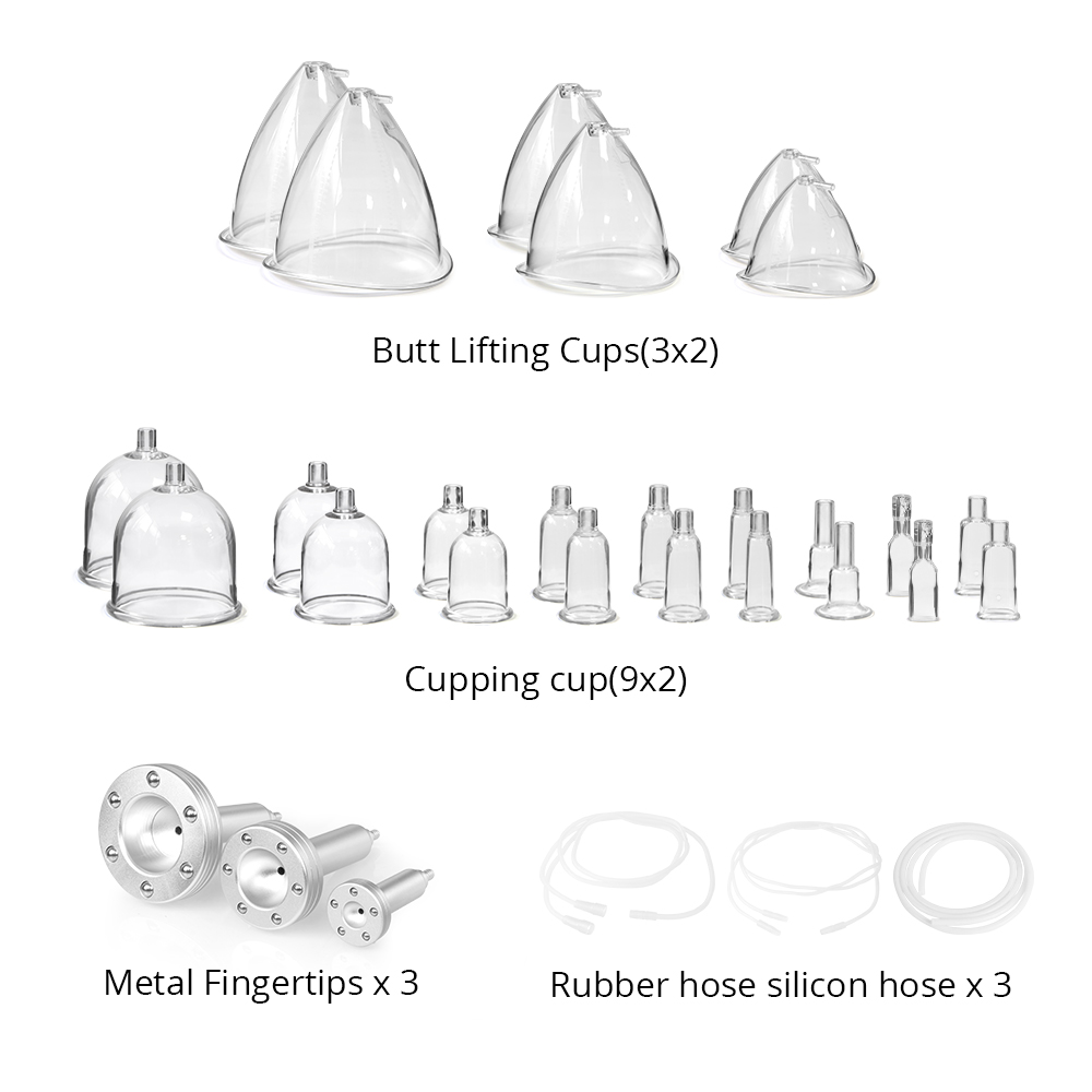 New Grease Cups For Lymphatic Drainage Detox Body Shaping Massage Beauty Machine