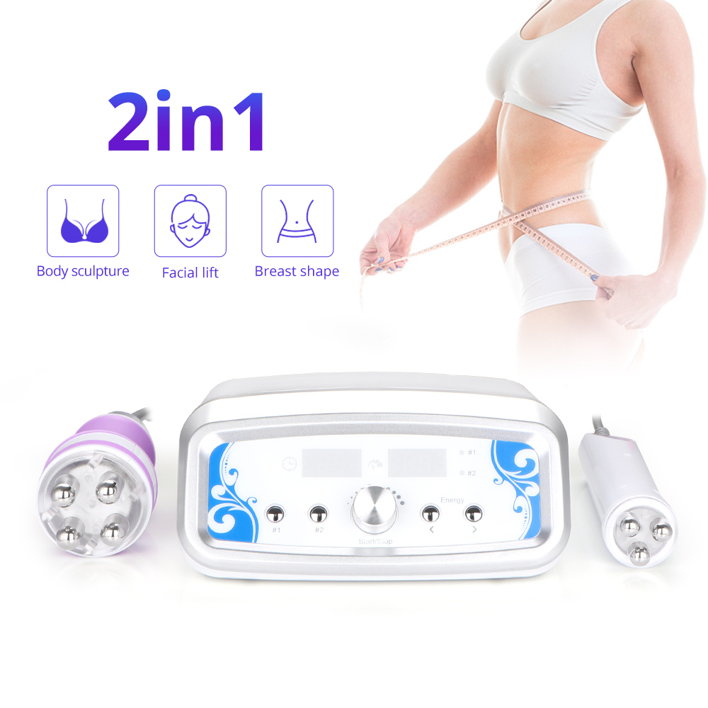 Mini 2In1 Multipolar RF Radio Frequency Facial Wrinkle Removal Fat Loss Machine