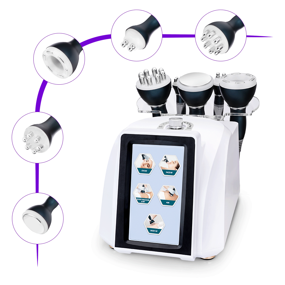 5 In 1 Ultrasonic Cavitation R-F Slimming Fat Loss Anti Cellulite Machine