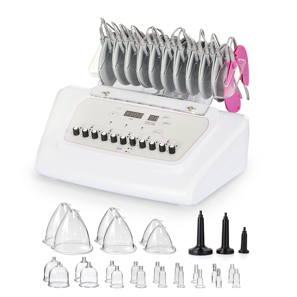 EMS Microcurrent Machine With Cupping Therapy For Muscle Toning Butt Lift Massage