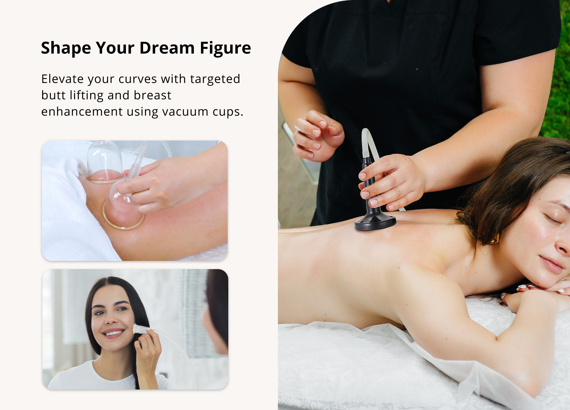 EMS Microcurrent Machine With Cupping Therapy For Muscle Toning Butt Lift Massage