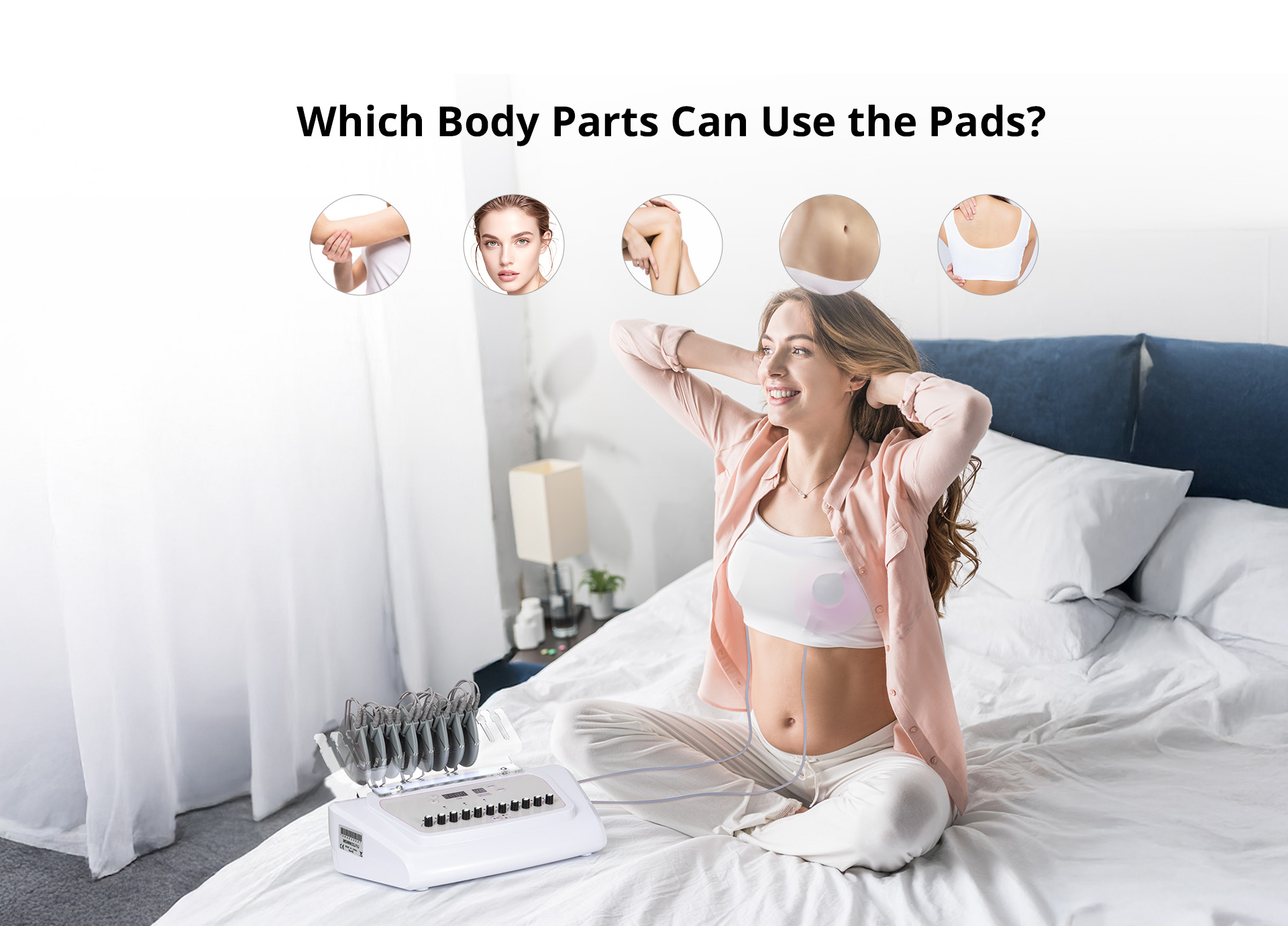 EMS Microcurrent Machine With Cupping Therapy For Muscle Toning Butt Lift Massage