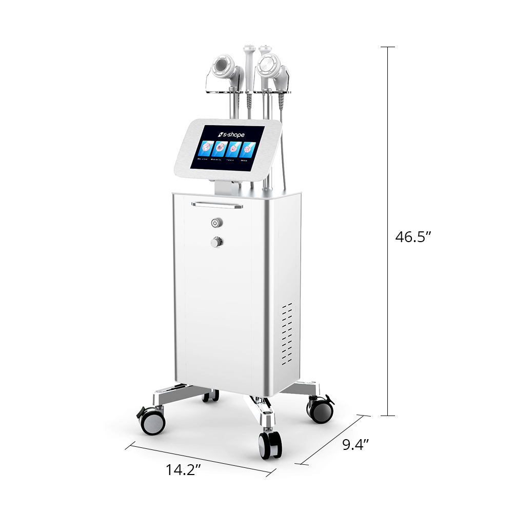 Professional Stand S shape Machine 30K Cavitation Vacuum R-F Slimming Machine
