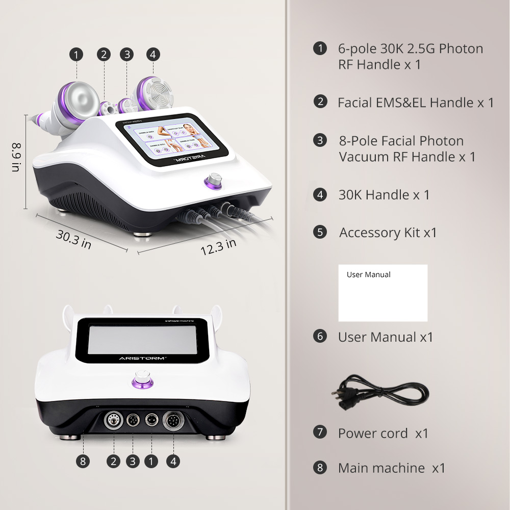 Aristorm S Shape 30K Cavitation Body Shaping Machine
