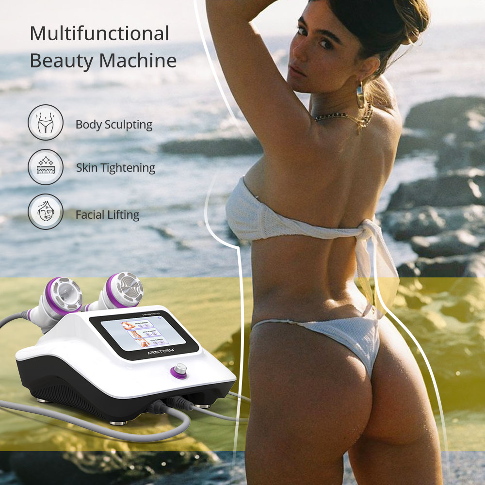 Aristorm S Shape Machine Dual Frequency 30K & 50K Body Shaping For Home Spa Use