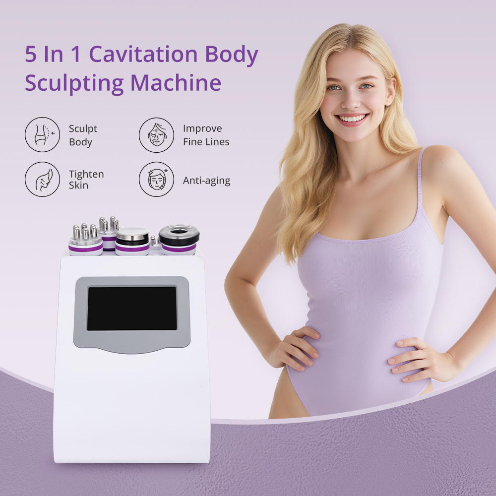 5in1 3D Smart RF 40k Unoisetion Cavitation Fat Burning Machine