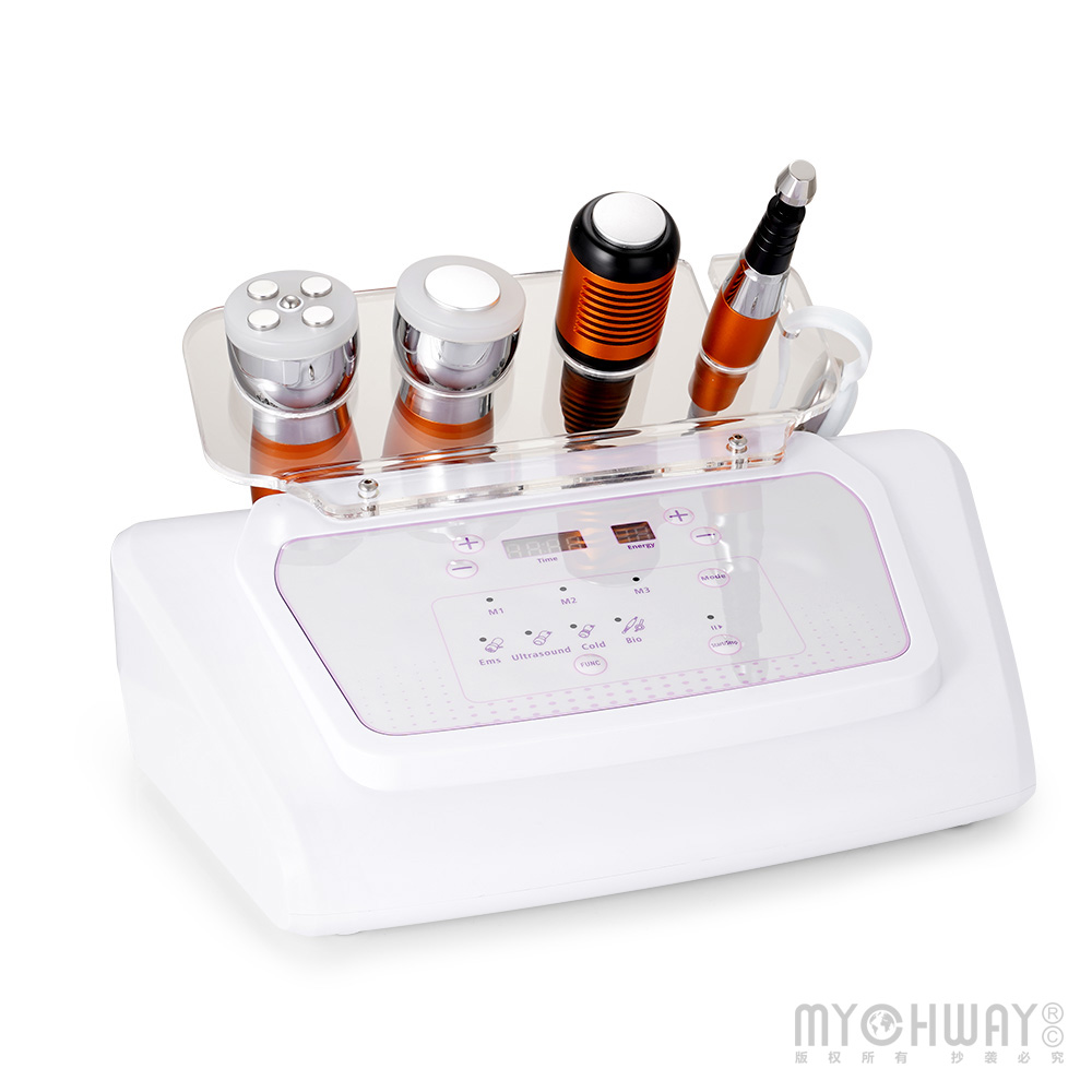 No-Needle Mesotherapy Ultrasonic Facial Photon Cold Hammer Skin Care Machine