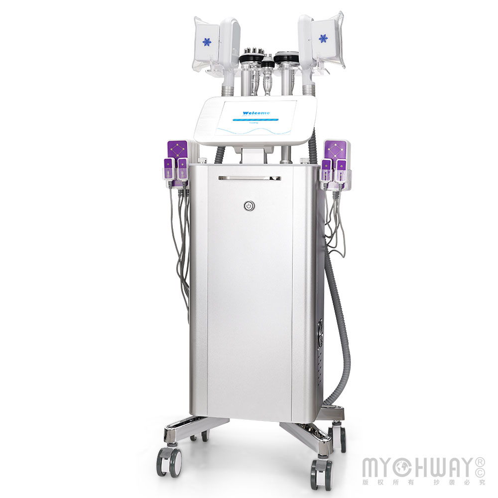 40K Cavitation+2D Double Hanndles Cold Freezer+Mulitpolar RF+LED Photon Fat Loss