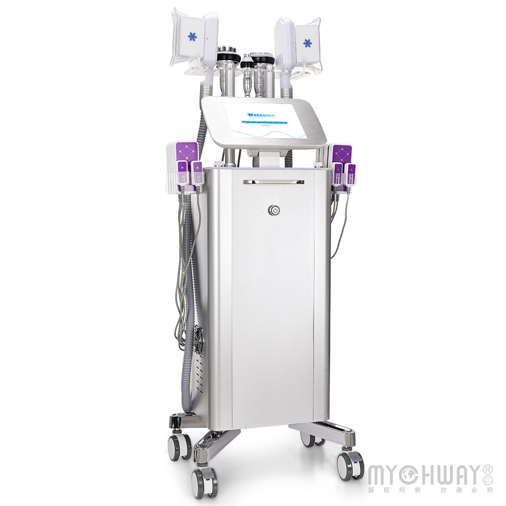 40K Cavitation+2D Double Hanndles Cold Freezer+Mulitpolar RF+LED Photon Fat Loss