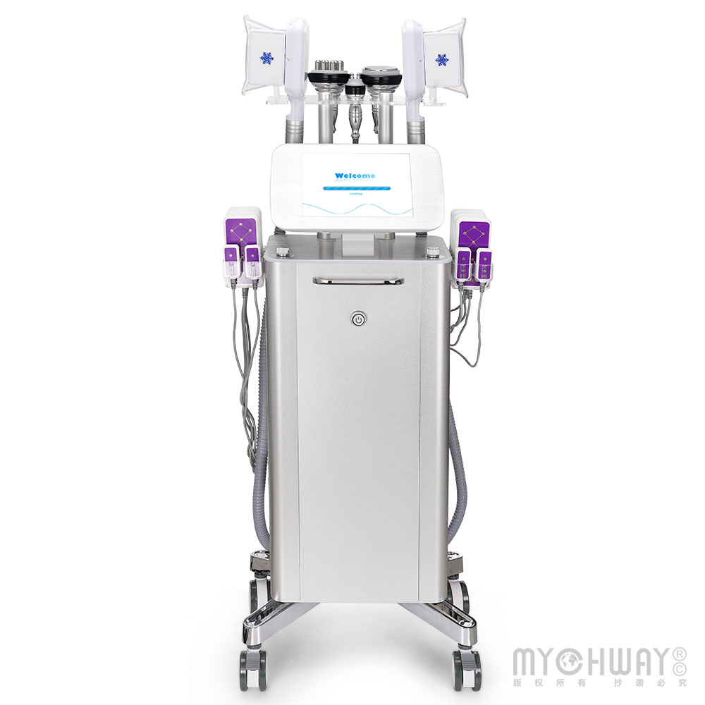 40K Cavitation+2D Double Hanndles Cold Freezer+Mulitpolar RF+LED Photon Fat Loss