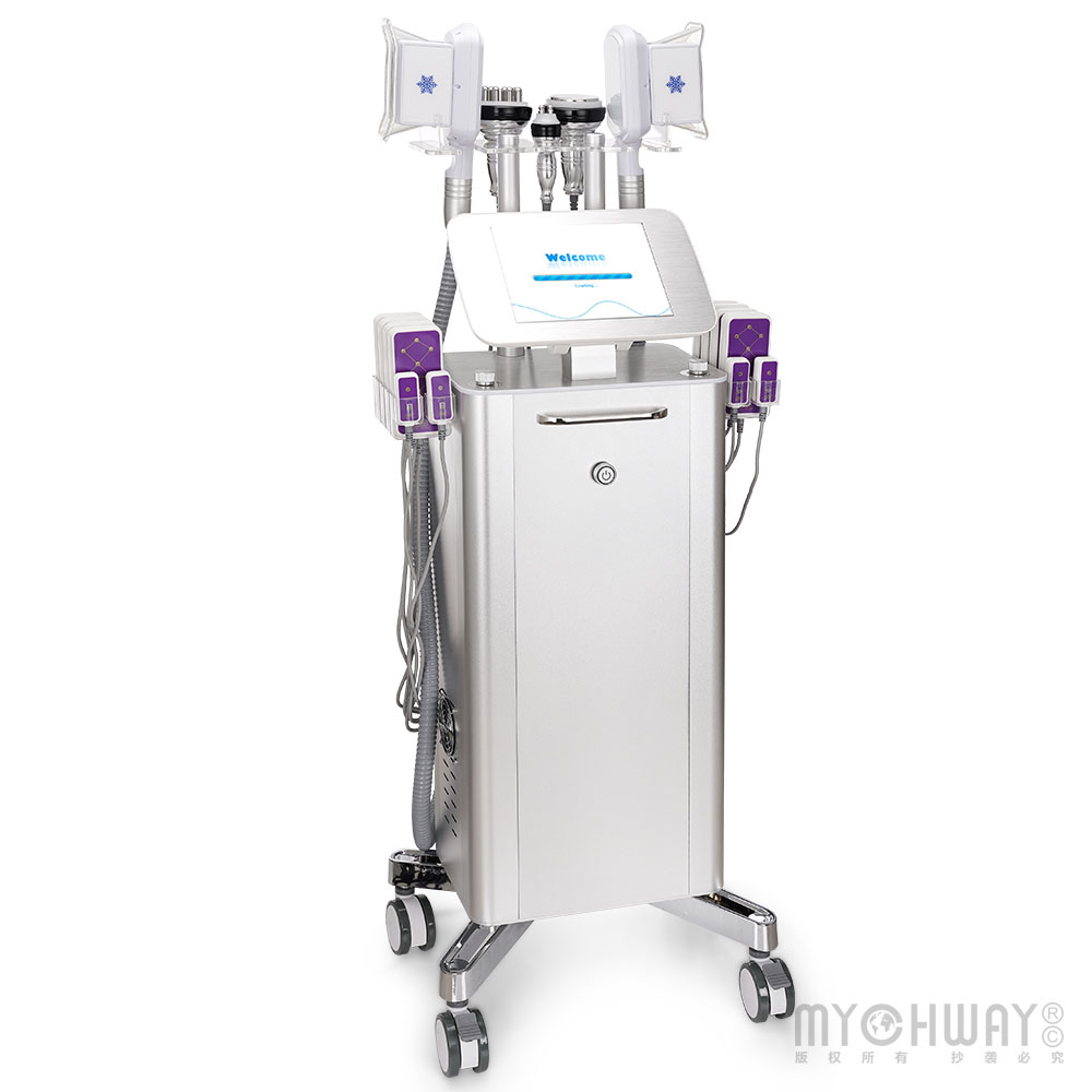 40K Cavitation+2D Double Hanndles Cold Freezer+Mulitpolar RF+LED Photon Fat Loss