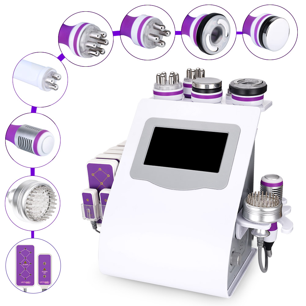 UNOISETION 9IN1 40K Cavitation Machine Body Sculpting RF Facial Skin Care for Home Spa