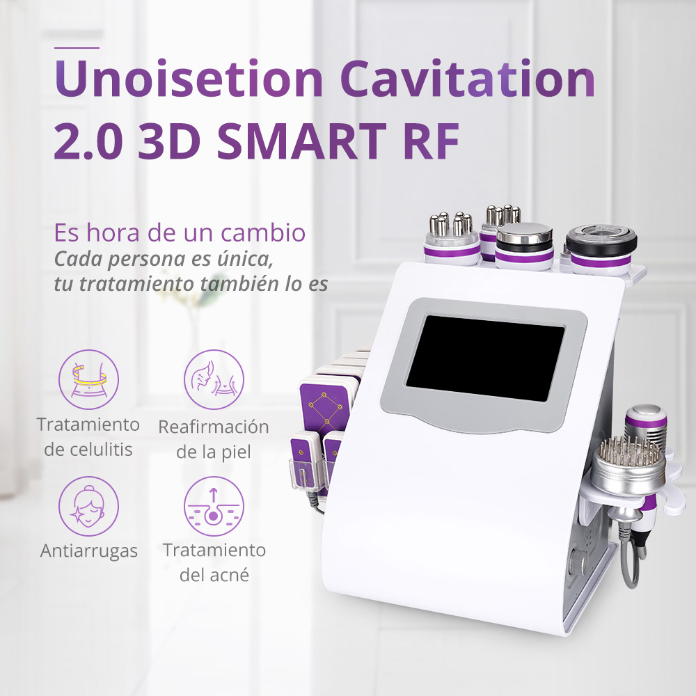 UNOISETION 9IN1 40K Cavitation Machine Body Sculpting RF Facial Skin Care for Home Spa