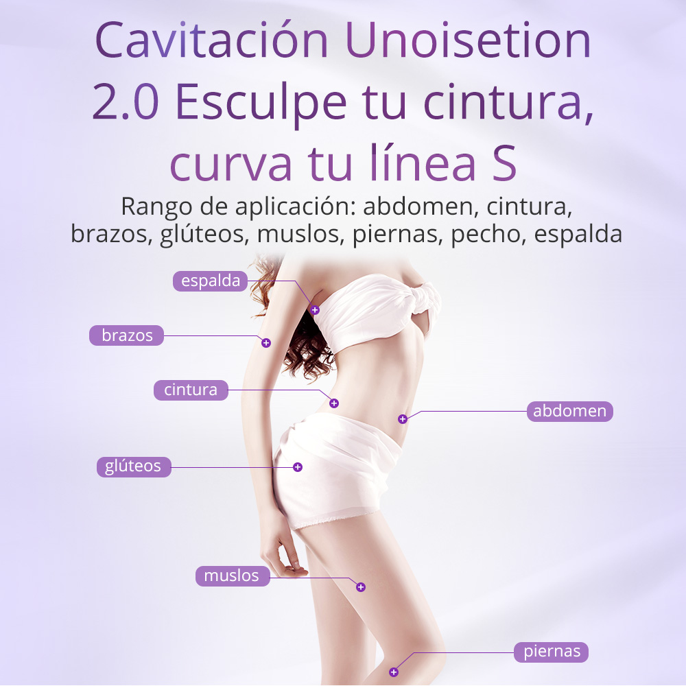 UNOISETION 9IN1 40K Cavitation Machine Body Sculpting RF Facial Skin Care for Home Spa