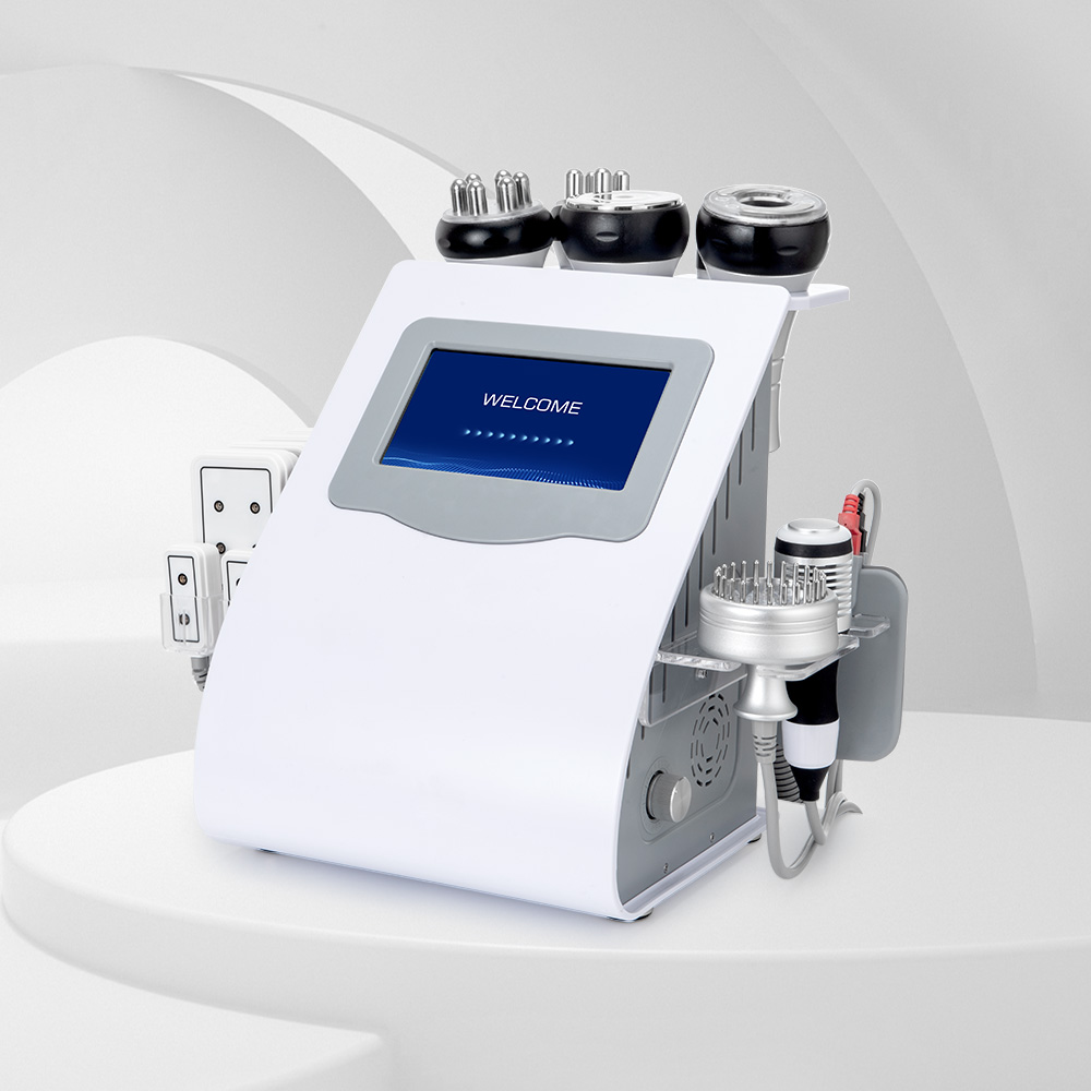10 In 1 80k Cavitation Machine With RF Vacuum Laser Lipo Pads For Body Sculpting