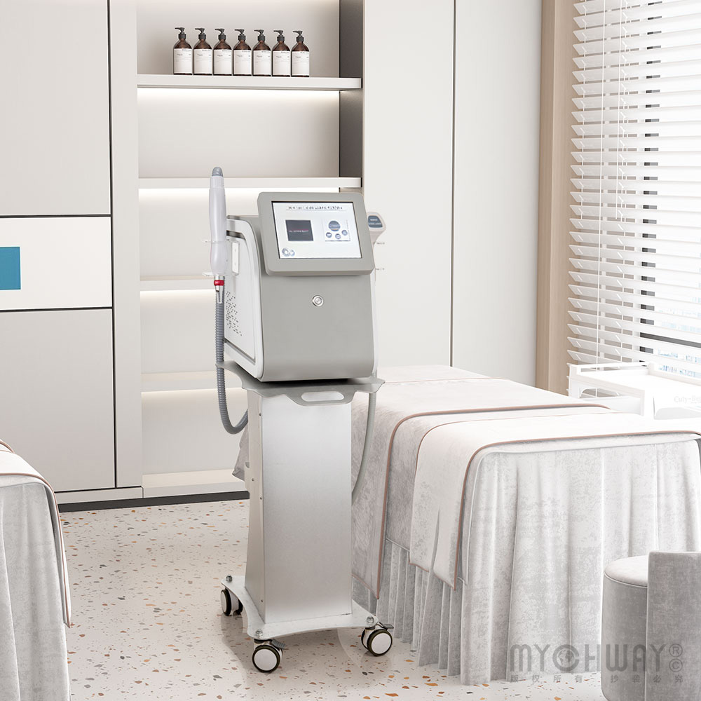 2 In1 DPT 808nm Diode Hair Removal  YAG Laser Tattoo Removal Machine