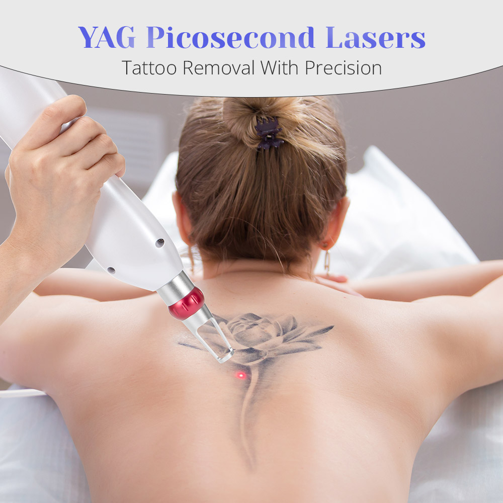 2 In1 DPT 808nm Diode Hair Removal  YAG Laser Tattoo Removal Machine