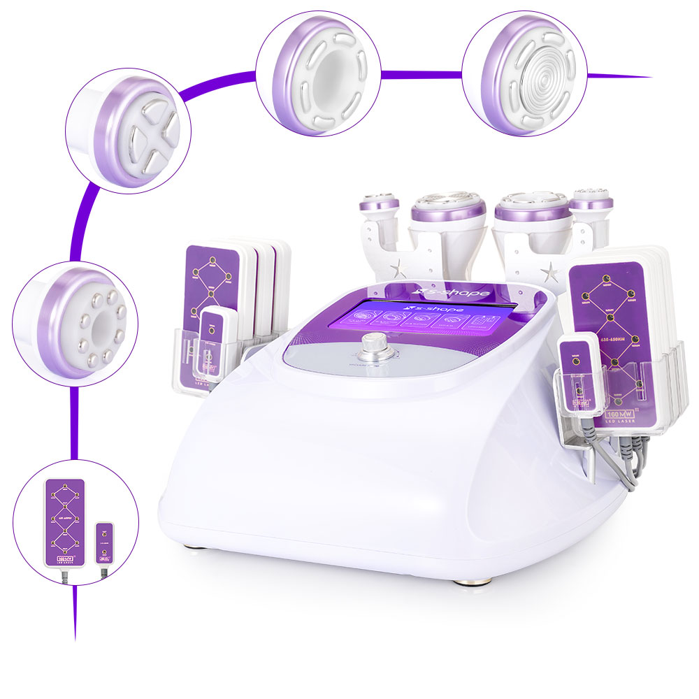  5in1 S Shape 30k Cavitation EL EMS Laser Machine