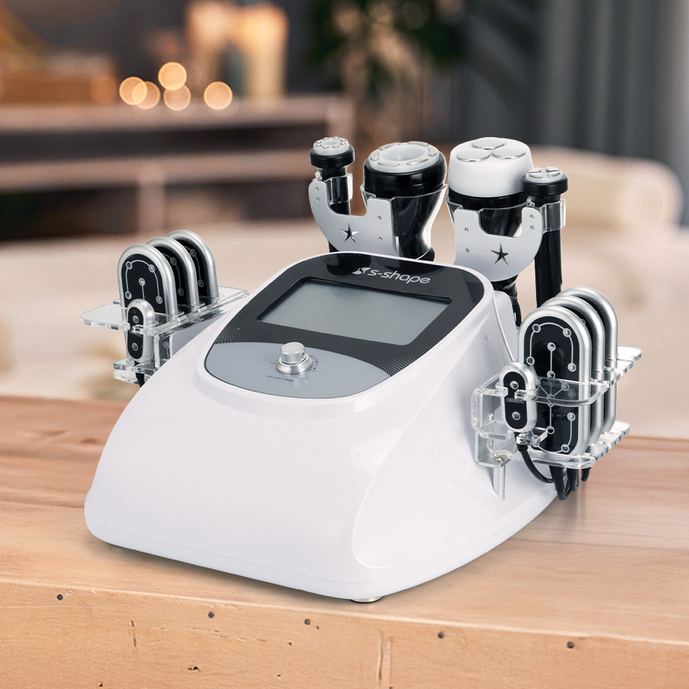 S Shape Machine 3D Cavitation RF 160mW Lipo Laser Body Sculpting Face Care