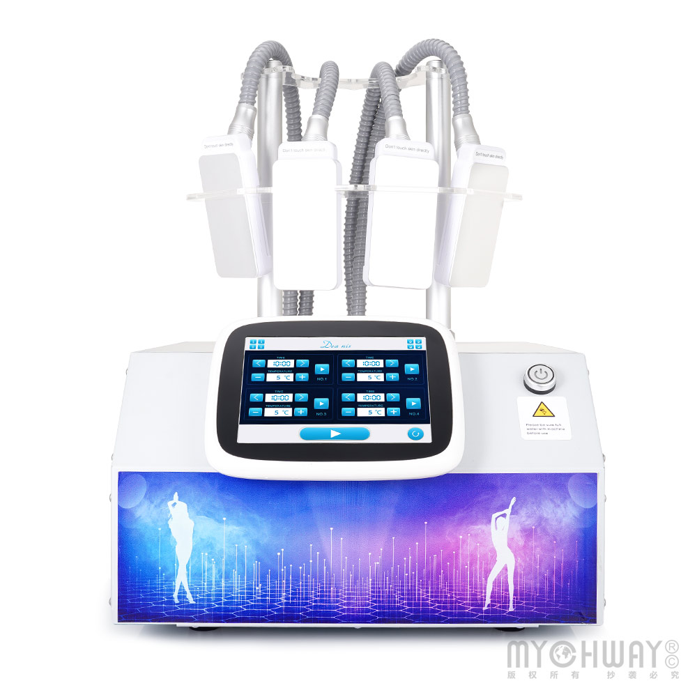 4 Pads Professional Freeze Vacuum Belly Slimming Fat Loss Machine