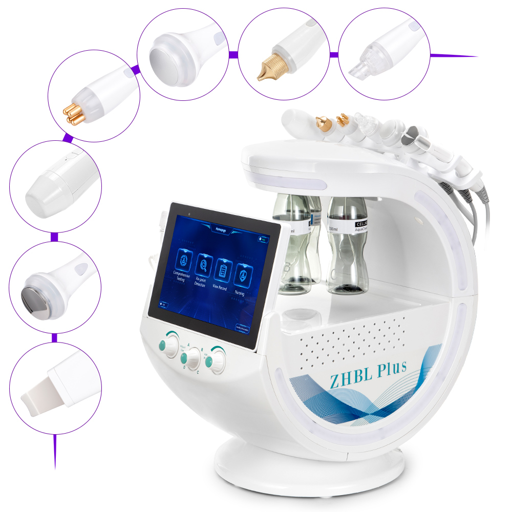 7in1 Multifunctional Oxygen Injection Activating High Purity Skin Care Therapy Machine