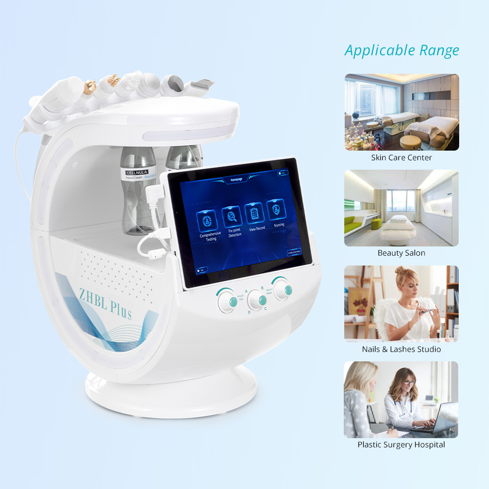 7in1 Multifunctional Oxygen Injection Activating High Purity Skin Care Therapy Machine