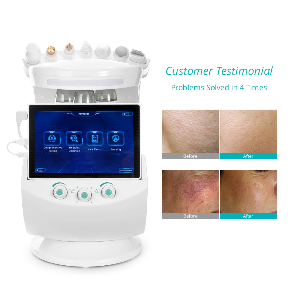 7in1 Multifunctional Oxygen Injection Activating High Purity Skin Care Therapy Machine