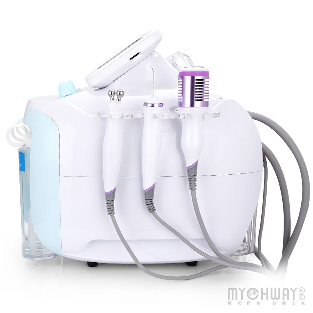 6 In 1 Hydro Dermabrasion Skin Care Equipment Facial Tightening Beauty Machine