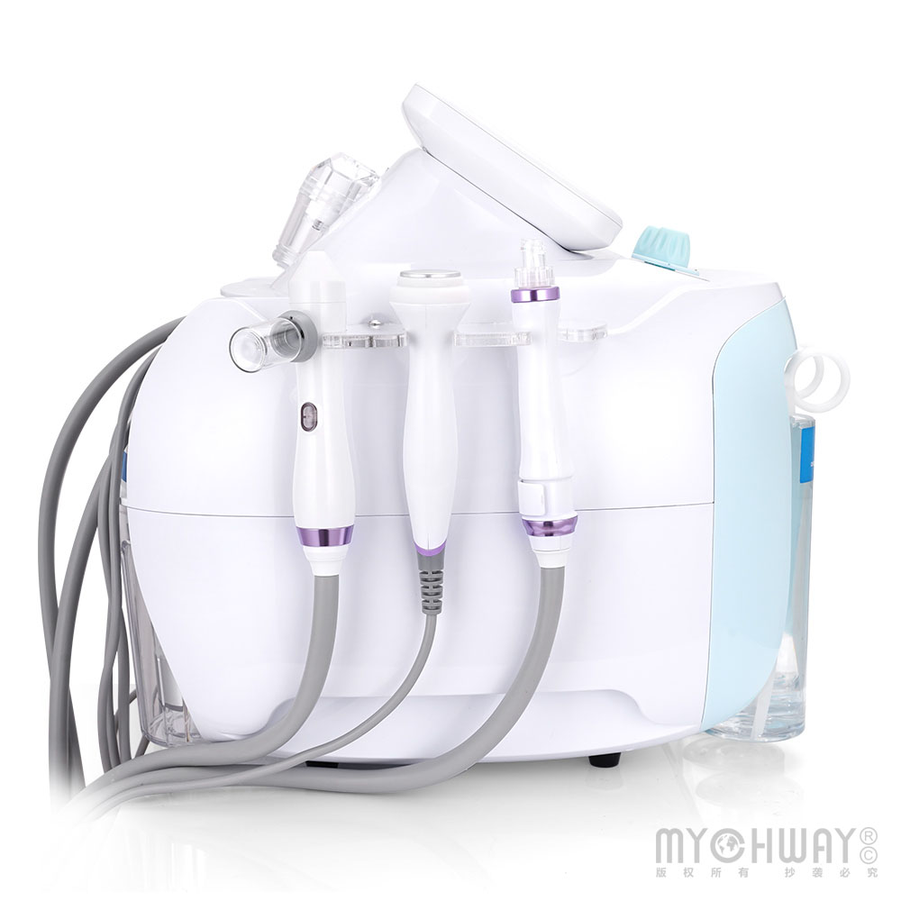 6 In 1 Hydro Dermabrasion Skin Care Equipment Facial Tightening Beauty Machine