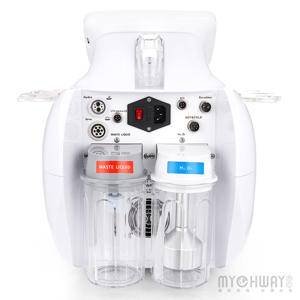 6 In 1 Hydro Dermabrasion Skin Care Equipment Facial Tightening Beauty Machine