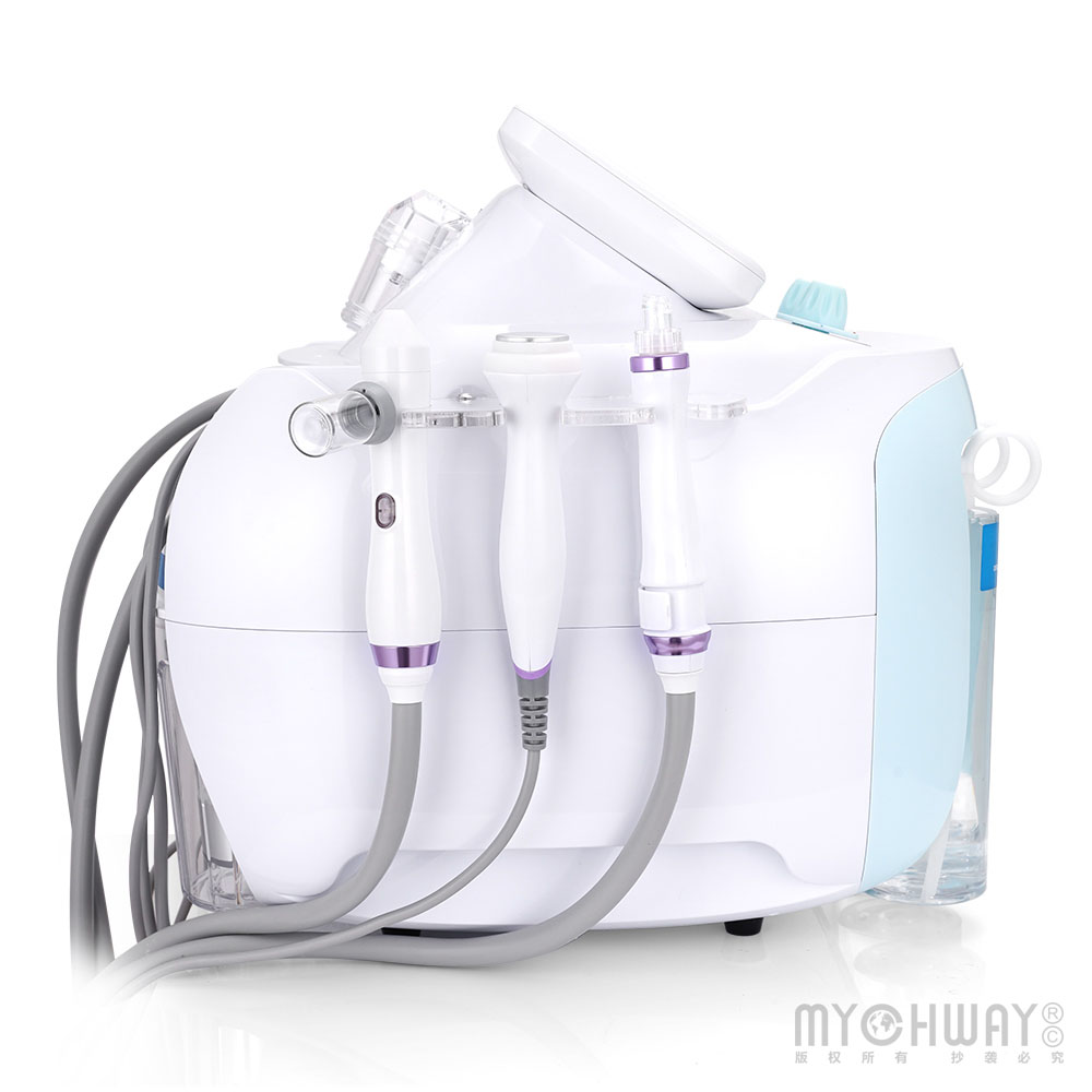 7-in-1 Facial Cleaner Hydro Spa Dermabrasion Ultrasound Skin Care Beauty Machine