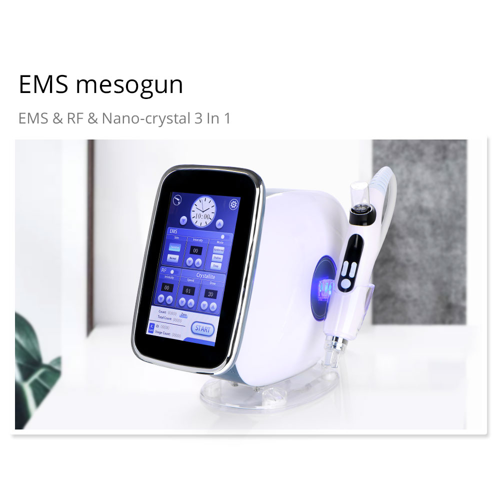 2 In 1 EMS R-F Mesotherapy Machine With Nano Injector