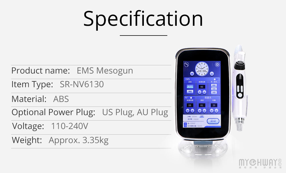 2 In 1 EMS R-F Mesotherapy Machine With Nano Injector