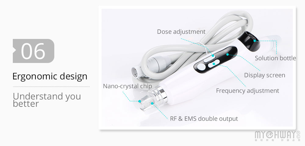 2 In 1 EMS R-F Mesotherapy Machine With Nano Injector