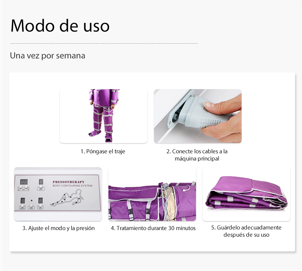 Pressotherapy Air Pressure Slimming Body Detox Lymph Drainage Machine