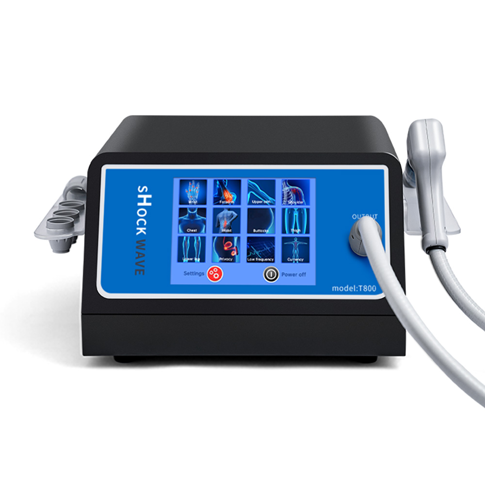 Shockwave Therapy Machine With 5 Working Head For Body Pain Relief
