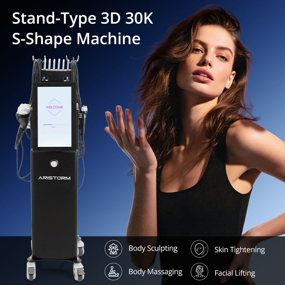Aristorm 6 In 1 S-Shape 3D Cavitation Body Sculpting Machine