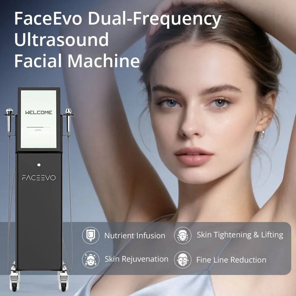MYCHWAY FC-23K3-US Freestanding Ultrasound & EMS Facial Machine for U.S. Spas